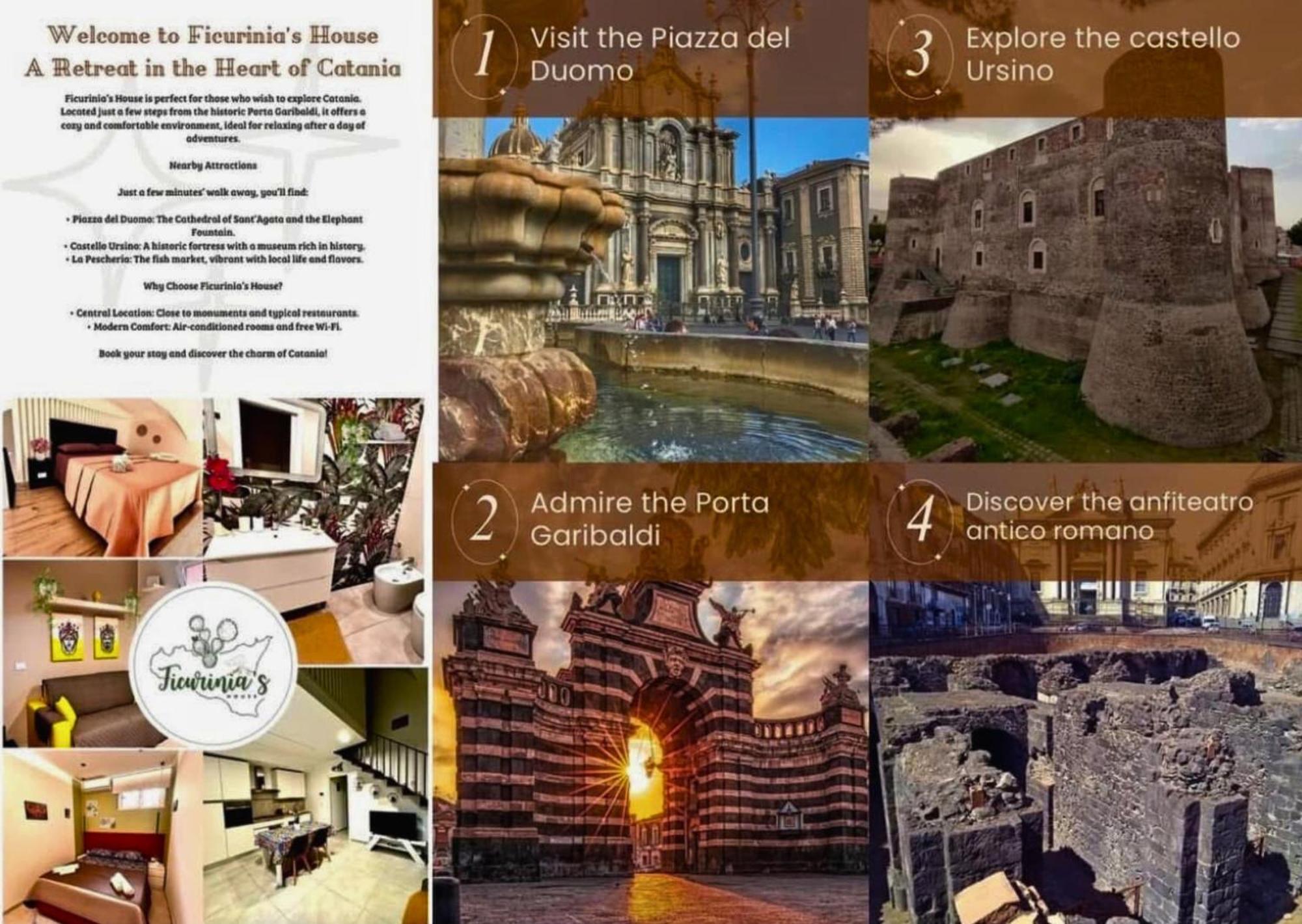 Ficurinias House-catania Location-secure Parking Holiday home Catania
